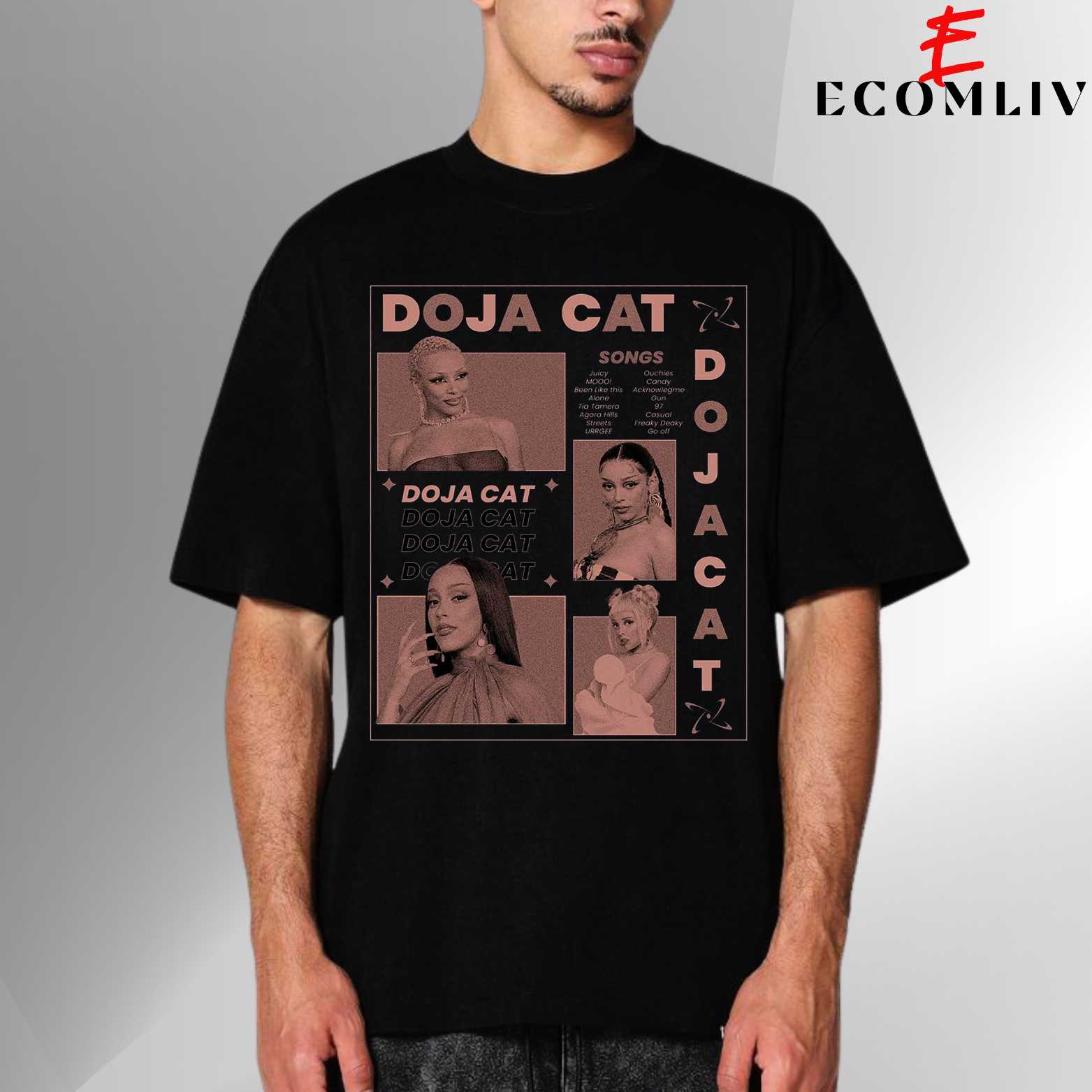 Retro Doja Cat Music T Shirt, Unisex Streetwear Shirt